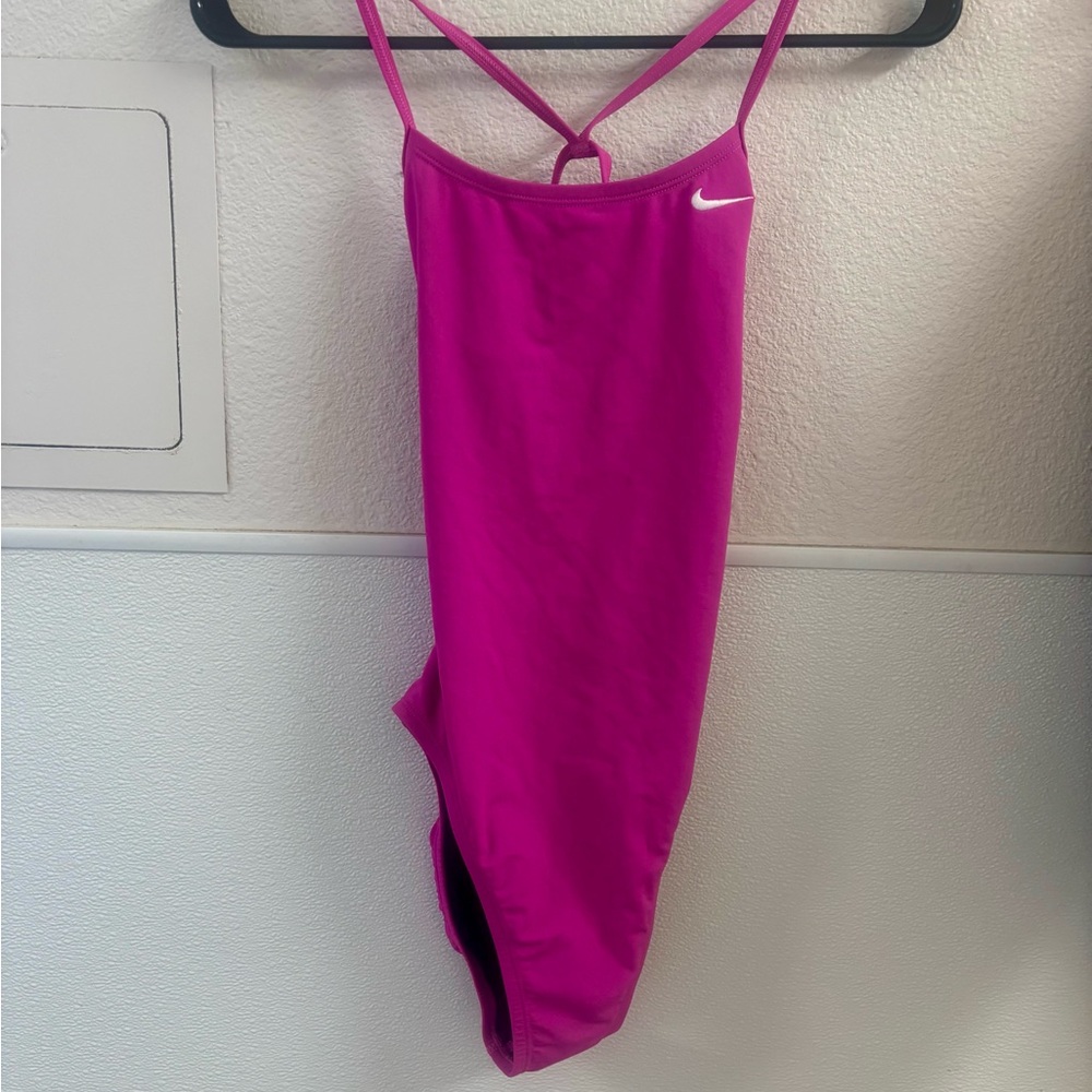 Nike Fuchsia One-Piece Swimsuit